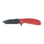 Couteau de poche G10 STONE WASHED rouge