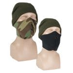 Masque Néoprène réversible 2 couleurs camo et noir