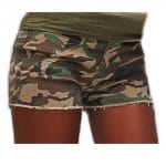 Short camouflage coton élasthanne