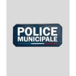 Flap Gomme "POLICE MUNICIPALE" Velcro 13x6 cm - GK Pro