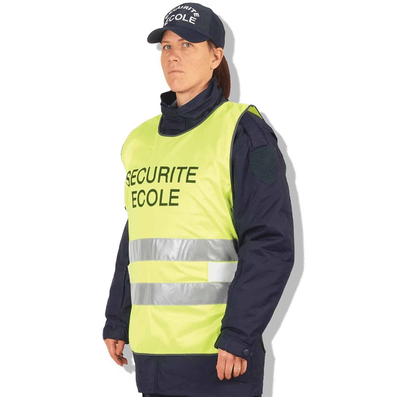 Chasuble jaune securite ecole